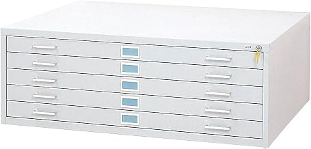 Products Flat File for 48" W x 36" D Documents by Safco – 48 in x 36 in (W x D), Alloy Steel, White, Model 4998WHR