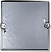 Duct Access Door w/No Hinge, Galvanized Steel, 12x12