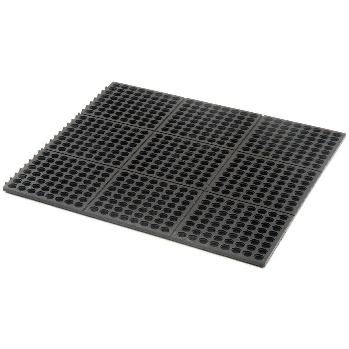 Cushion Modular Matting by Apache Mills – Rubber, Black, Model 3907809203X3