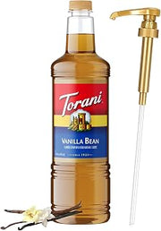 Torani Vanilla Bean Syrup 1L with Pump – Coffee & Keto Beverages