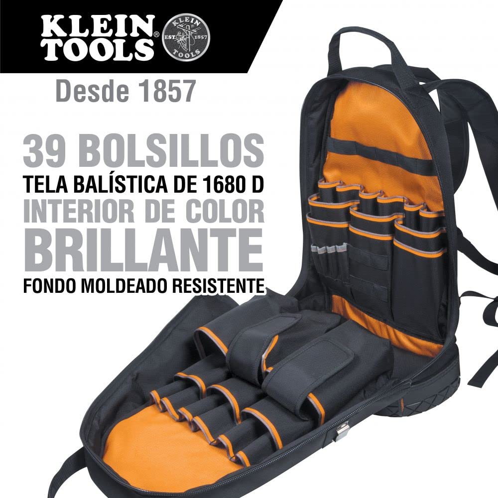 Tradesman Pro Tool Storage Bundle with Rolling Bag + Backpack by KLEIN TOOLS – 200.0 pounds, Orange