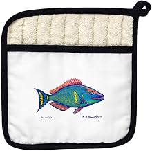 Betsy Drake PT115 Parrot Fish Pot Holder