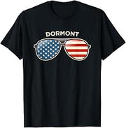 Dormont, PA Vintage US Flag Sunglasses T-Shirt