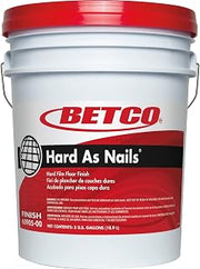 Betco 6590500 Hard As Nails Hard Film Floor Finish, White