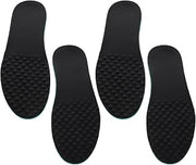Vaguelly Cuttable Lambskin Athletic Shoe Insoles for Men, Breathable Sweat-Absorbing Performance Foot Inserts, Shock-Absorbing Cushioning Pads for Golf, Military Training, Sneakers, Boots