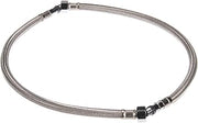 T&S Brass 016879-45 SS Flex Supply Hoses, 3/8" Compression x 1/8" NPSM