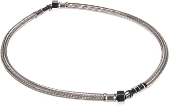 T&S Brass 016879-45 SS Flex Supply Hoses, 3/8" Compression x 1/8" NPSM