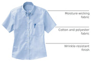 Red Kap 22 / Blue/ White Stripe / Executive Oxford Shirt Button-Down Shirts