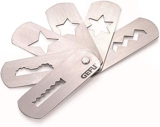 GEFU Cookie Press Attachment (Size 7/8), Steel, 6.8cm