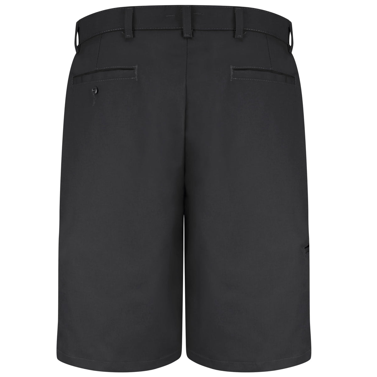 Men's Cell Phone Pocket Shorts by Red Kap – 36W x 12L, Polyester, Black, Model PT4CBK 36 12