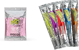 Zero Qwik Stik Sugar Free Electrolyte Powder Packets (Pack of 50) and Sqwincher Sqweeze Electrolyte Freezer Pops Variety Pack (50 Total)