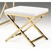 PU Chair with Chrome Base Black/Gold by Bed Bath & Beyond – Polyurethane, Black, Model Beyond