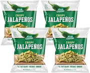 Fresh Gourmet Crispy Lightly Salted Jalapenos Low Carb |Crunchy Snack and Salad Topper 16 Ounce (Pack of 4)