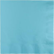 Creative Converting 20 Count Beverage Napkins, Pastel Blue