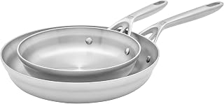 ZWILLING Motion Stainless Steel 2-pc Stainless Steel Fry Pan Set (included: 8" and 10" fry pan)