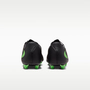 Phantom 6 Low Academy Artificial-Grass Soccer Cleats (Black/Black/Illusion Green) Size by Nike – Black/Black/Illusion Green, Model HQ2322