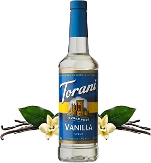 Torani Sugar Free Syrup, Vanilla, 25.4 Ounce