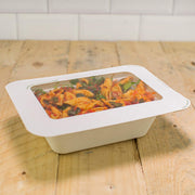 Plant-Based Compostable 22oz Gourmet Range Base (Case of 600) by Vegware – Size 3, 22oz, 22 ounces, Bagasse, White, Pack of 600