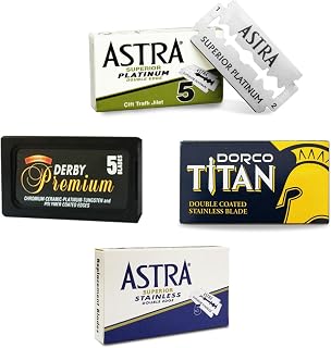The Goodfellas' Smile Titan/Premium Astra Cuchillas de afeitar, 25 unidades