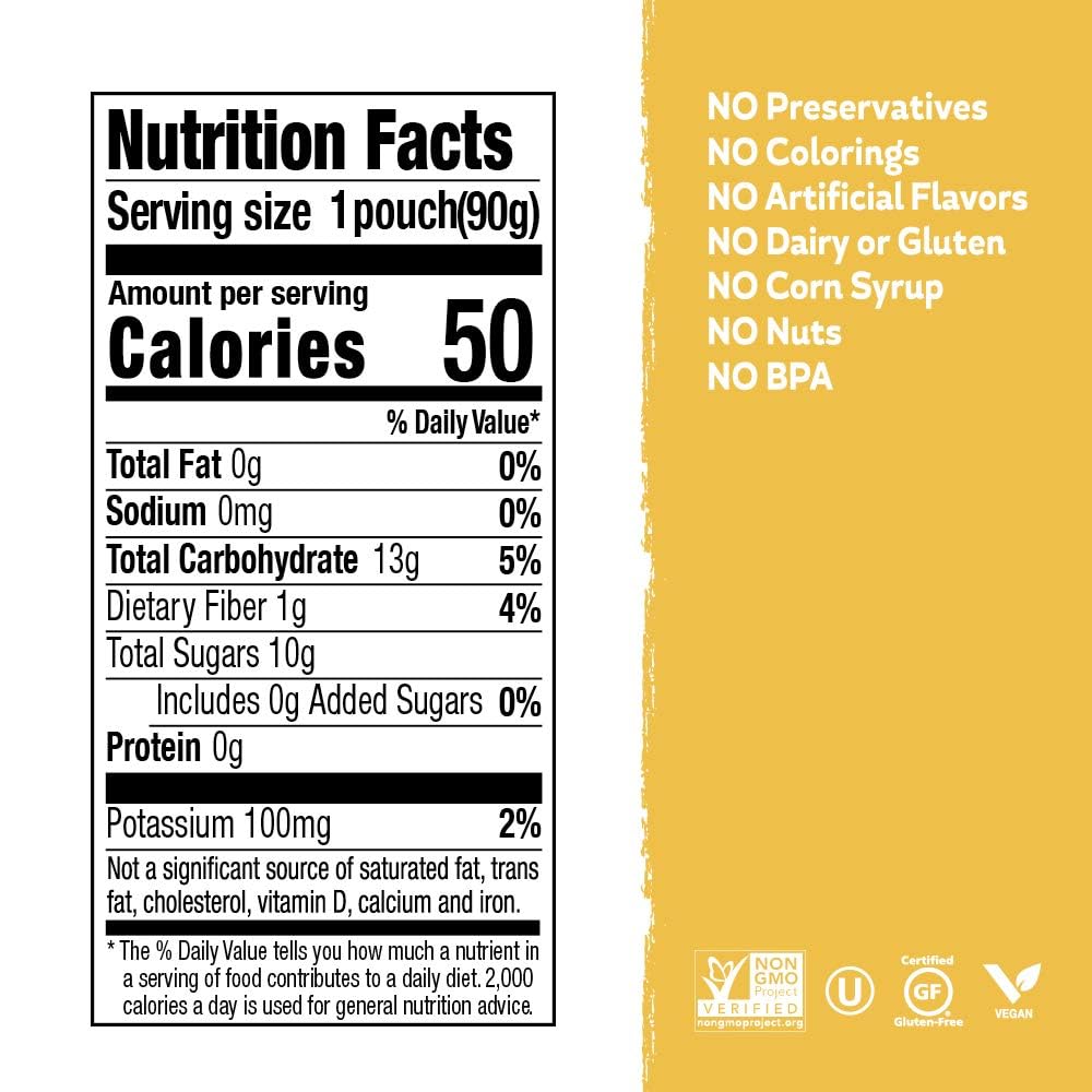 Buddy Fruits Banana & Apple / 3.2 Ounce (Pack of 18) / 1 Applesauce