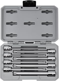 TEKTON Triple Square Bit Socket Set with Case, 8-Piece | SHB91318