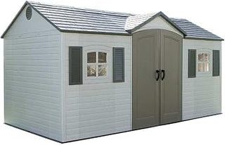 LIFETIME Storage Shed, Side Entry with Windows, 15' X 8'