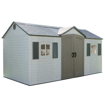 Storage Shed by LIFETIME – High Density Polyethylene, Mixed Colors, Model 6446269513