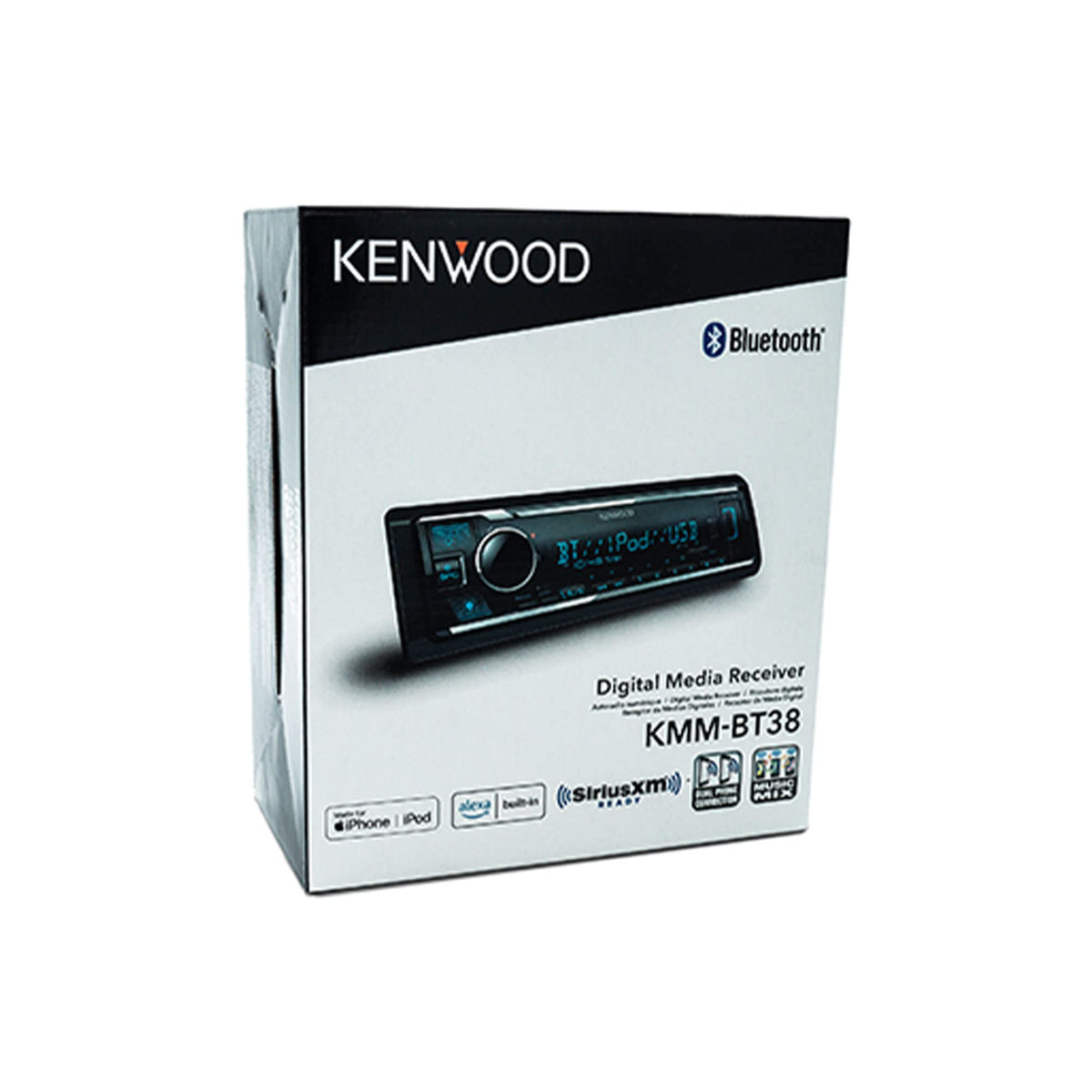KMM-BT38 Digital Media Receiver (Does Not Play CDs) w/Bluetooth (Renewed) by Kenwood – Model KMM-BT38-REF