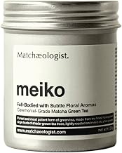 Matchaeologist Meiko Ceremonial Matcha, Uji Kyoto Japan Green Tea Powder, First Flush Shade Grown Stone Milled Matcha, For Traditional Preparation, Lattes and Blended Matcha Drinks at Home (20g / 0.7oz)