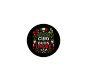 BUON Cibo BUON Umore Italian Food Italy Cuisine PopSockets Adhesive PopGrip by Italia Pasta Lovers Souvenirs – Black, Model 8MR73C1QFX7US_BLACK