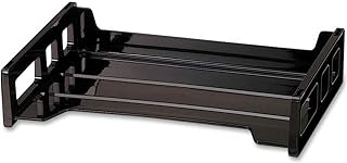 Officemate Letter Tray, Letter Size, Black, 12 Each (21002)