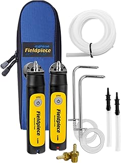 Fieldpiece Job Link System Dual Port Manometer Probe Kit - JL3KM2 - Long Range Wireless All-in-One Static, Gas and Draft Pressure Gauge - HVAC Tools
