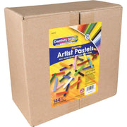 Square Artist Pastels 144-Count Set by Creativity Street – 144 Count (Pack of 1), Calcium Carbonate, Assorted, Model AC9750