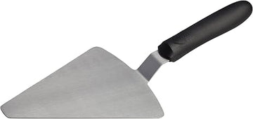 Winco 6 7/8" x 5 7/8" Black Pizza Server