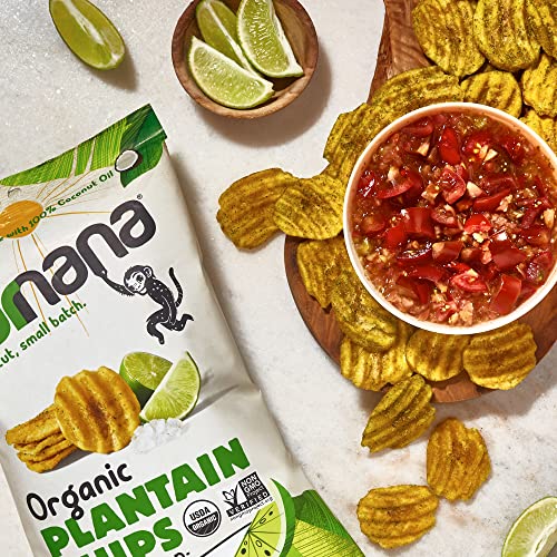 Barnana Acapulco Lime / 5 Ounce (Pack of 6) / Natural Dried Banana Chips