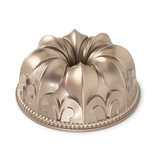 Fleur De Lis Bundt by Nordic Ware – 10 Cup, 10.0 cups, Aluminum, Graphite, Model 53249AMZ