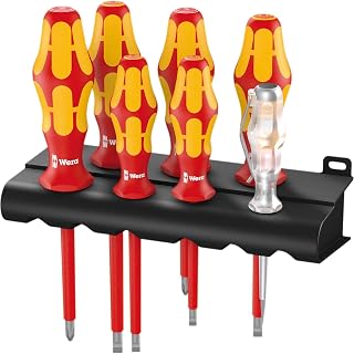 Wera 05006147001 Kraftform Plusserie 100 Rack 160I Screwdriver Set (7 Piece)