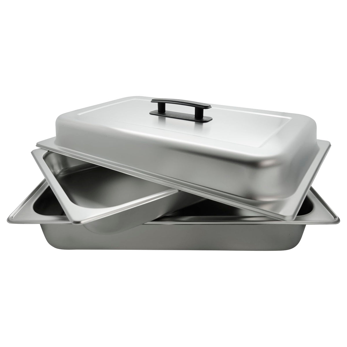 8 qt Silver Full-size Chafer with Folding Stand Chafer by Winco – 8 Quart (Full Size), 8.0 quarts, Stainless Steel, Silver, Model C-4080