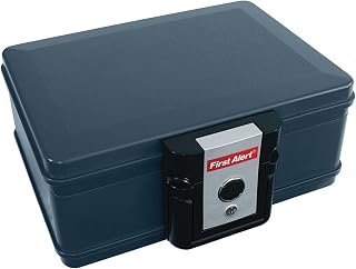 First Alert 2013F .17 Cubic Foot Gray Fire & Water Chest