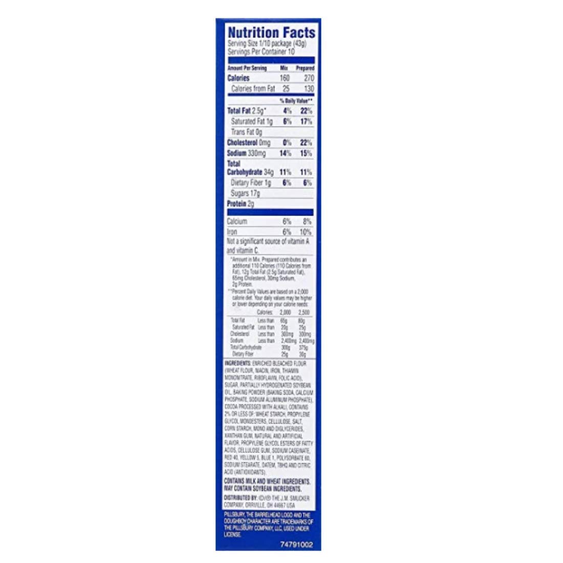 Traditional Chocolate Cake Mix by Pillsbury – 15.25 Ounce (Pack of 1)