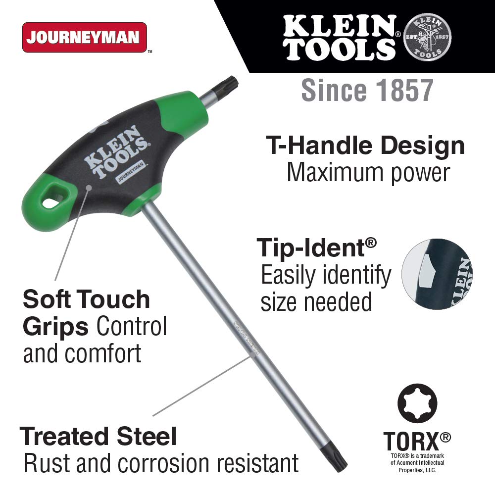 KLEIN TOOLS T40 Torx / Green / Durability Hex Keys