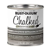 Chalked Decorative Glaze Smoked 7 oz. by Rust-Oleum – 7 Fl Oz (Pack of 1), solid, Smoked Glaze, Model 349609