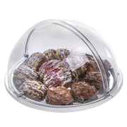 Round Chafer Cover Polycarbonate Rolltop - 18 3/4 Dia x 9 1/2 H by HUBERT – Large, Polycarbonate, Clear, Model PC-002