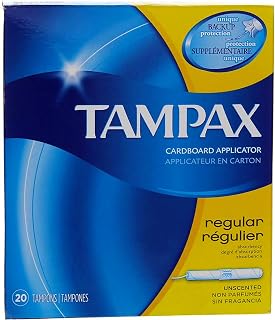 Tampax Tampons with Flushable Cardboard Applicator - Regular - 20 ct