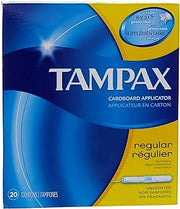 Tampax Tampons with Flushable Cardboard Applicator - Regular - 20 ct - 2 pk