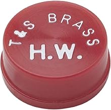 T&S Brass 001194-45 Snap-In Index Button, Red