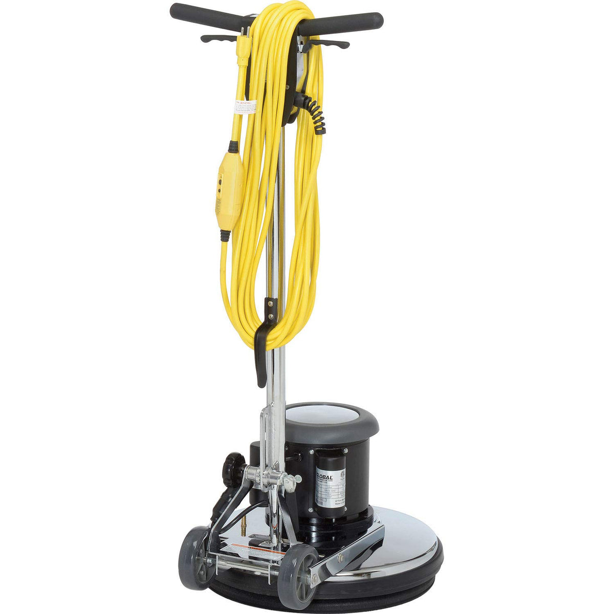 Global Industrial Corded Low Speed Floor Machine by GEC – Gray, Model 641252
