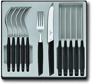 Victorinox Swiss Army Swiss Modern 12-piece Table Set with Tomato Knife (Black)