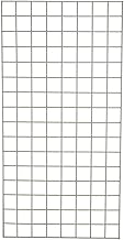 Global Industrial 1/4" Thick Wire Mesh Deck Panel, 36" Wx12 D