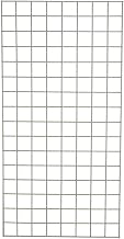 Global Industrial 1/4" Thick Wire Mesh Deck Panel, 48"Wx48"D